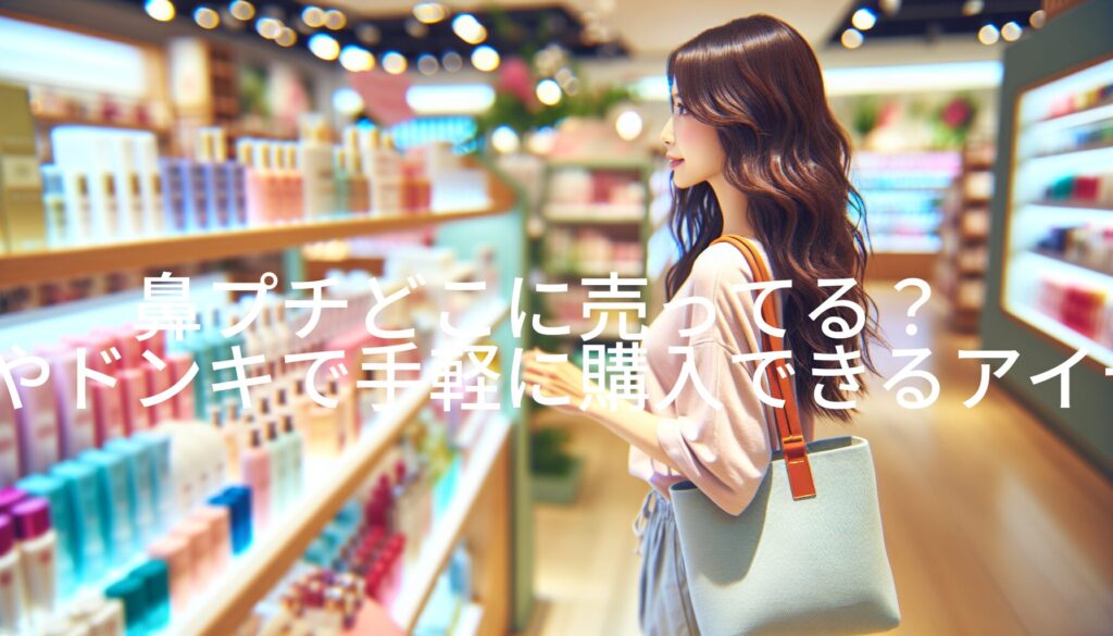 鼻プチどこに売ってる？ダイソーやドンキで手軽に買えるアイテムを紹介