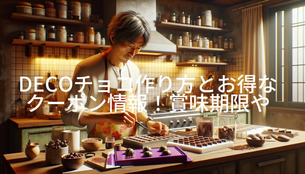 DECOチョコ作り方とお得なクーポン情報！賞味期限やマグネットも紹介