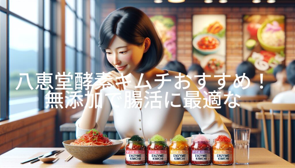 八恵堂酵素キムチおすすめ！無添加で腸活に最適な美味しさを徹底解説