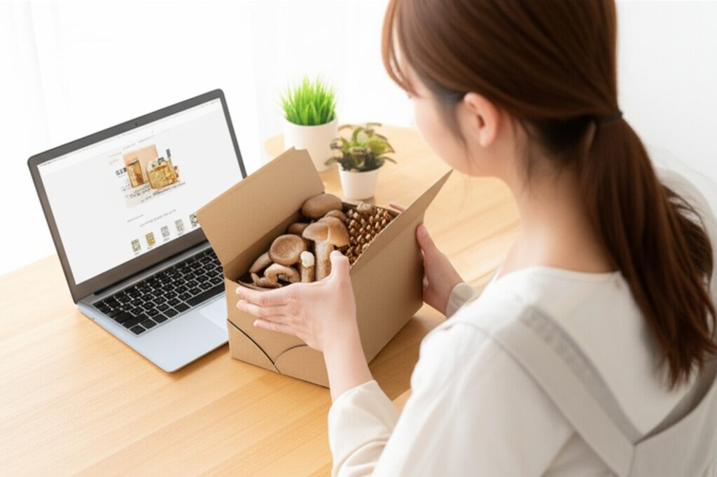 ホクト オンラインショップ　限定の挿絵6