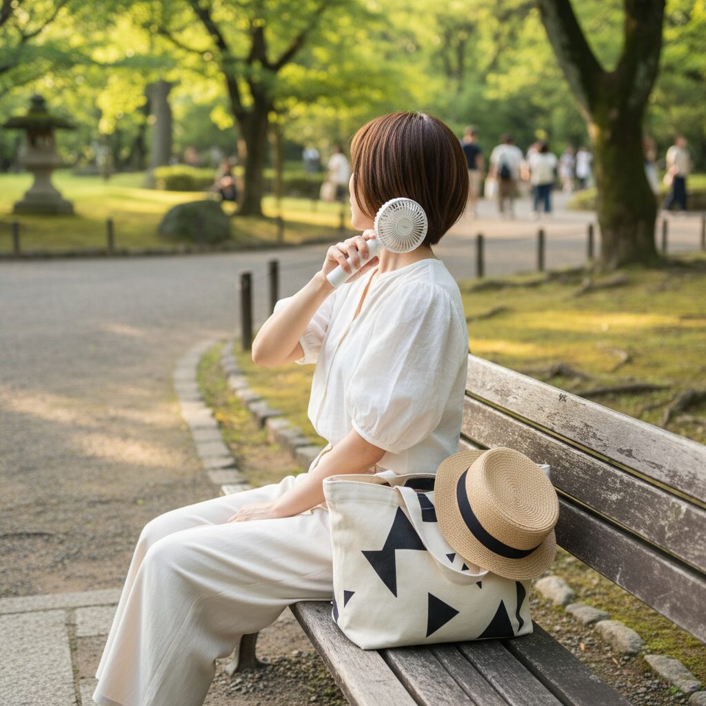 3COINS ペルチェ付きハンディファン どこで買えるの挿絵2