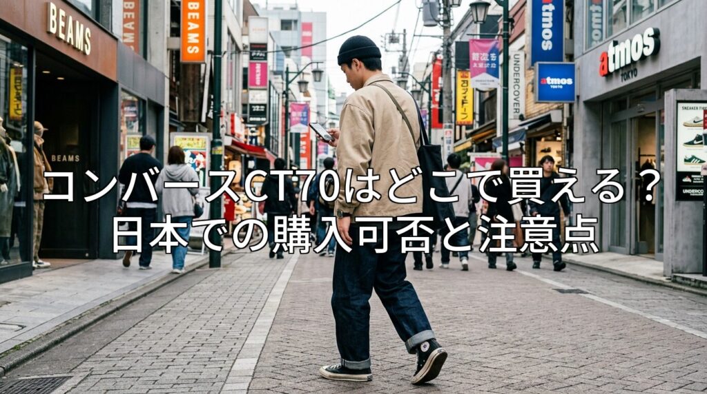 コンバース ct70 どこで買える のアイキャッチ画像