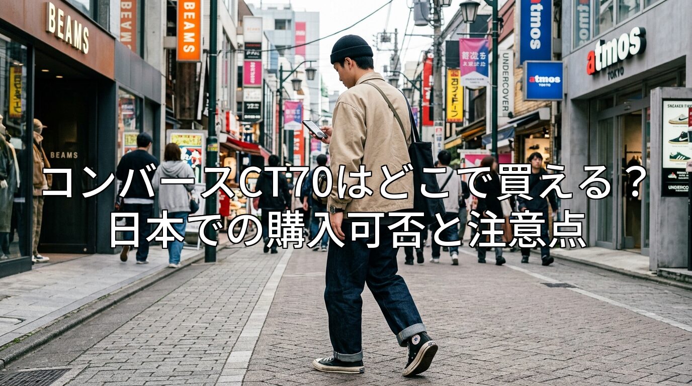 コンバース ct70 どこで買える のアイキャッチ画像